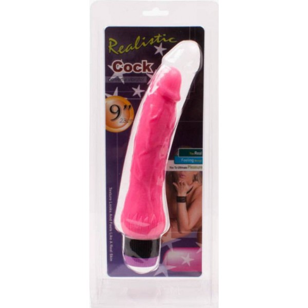 Vibrating Dildo Cock 16 x 3.8 cm Pink