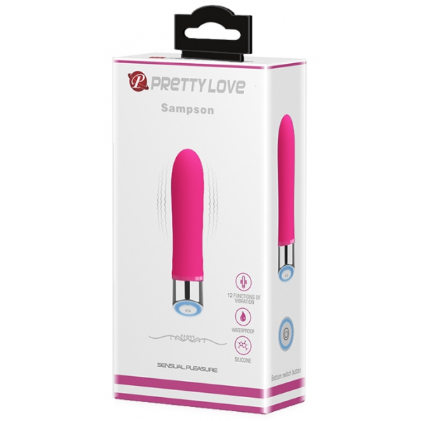 Sampson Vibro 12 x 2,7 cm Roze