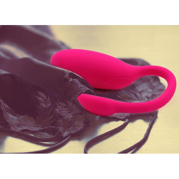 Huevo vibrador Flamingo con mando a distancia 7,2 x 3 cm