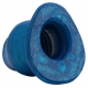 Plug Tunnel Pig-Hole Platinum Blue 12 x 8.5 cm