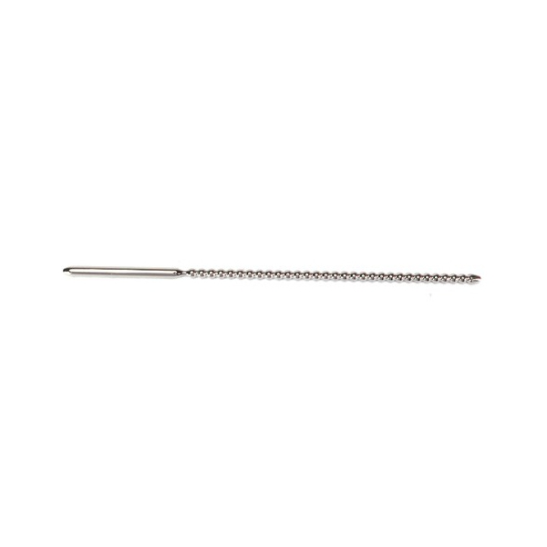 Tige d'urètre Métal RIBBED 17 cm | 8mm