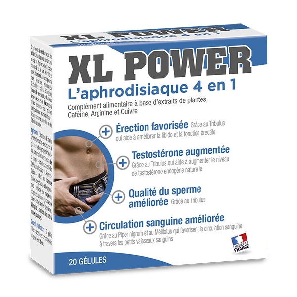 Stimulant Erection XL Power 20 gélules
