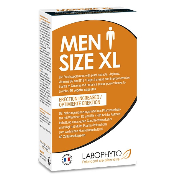 Stimulant Erection Men Size XL 60 gélules