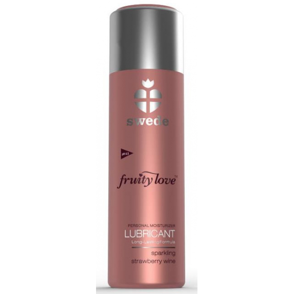 Lubricante aromatizado FRUITY LOVE Vino espumoso de fresa 50 ml