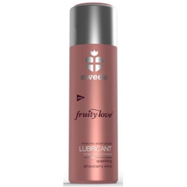 Swede FRUITY LOVE Lubricante con sabor a vino de fresa espumoso 100 ml