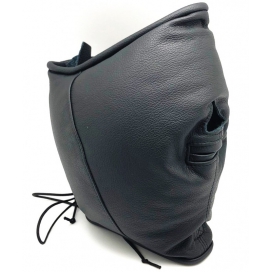 Padded leather sensory hood