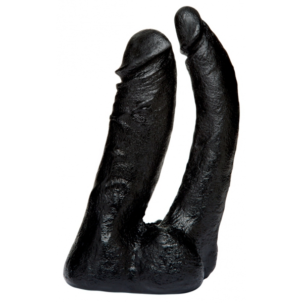 Vac-U-Lock Dubbele Penetratie Dildo 14 x 7,5 cm Zwart