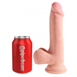 King Cock Dildo realistico 3D a tripla densità 17 x 4,3 cm