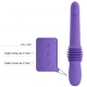 Dildo con push-up Pazuzu 15 x 3,5 cm Viola