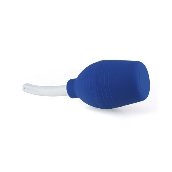 Blue Anal Shower Enema Pear 2 - Insertion 12 x 2cm