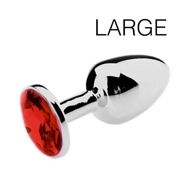 Plug bijou Spolly Large - Rouge 8.5 x 3.9cm