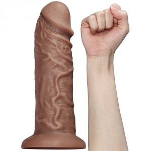 LoveToy Dildo Chubby 23 x 6.5 cm Brown