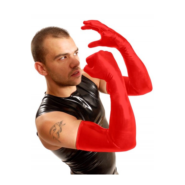 Faust-Schulter-Handschuhe Rot