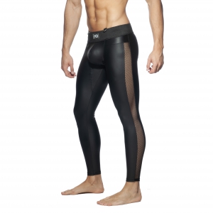 AD Fetish LongJohn MESH SIDE Black