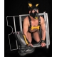 PUPPY SET OHREN UND ZUNGE AUS GELBEM LEDER