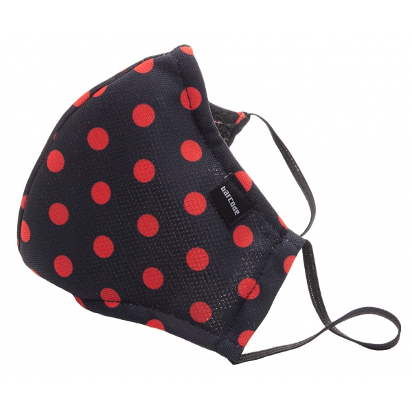 C95 MAJOR GENERAL MICHELINHO Gezichtsmasker Zwart en Rood