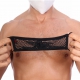 Washable Mesh Over-Mask Black