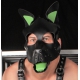 PUPPY SET OHREN UND ZUNGE AUS GRÜNEM LEDER