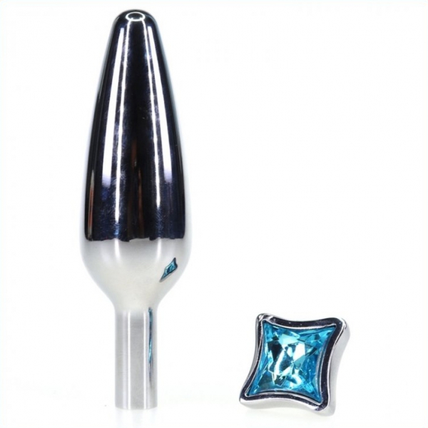 Long Diamond Jewel Plug 10 x 2.7 cm