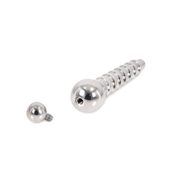 Plug durchbohrt Penis Screw Up 6.5cm - Durchmesser 12.5mm