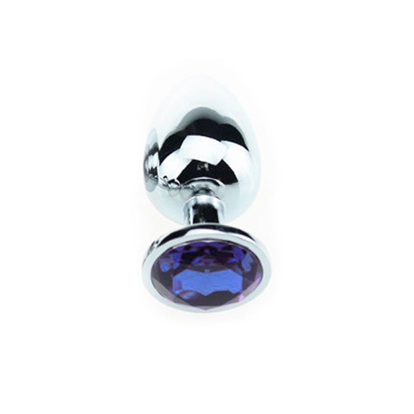Jewel plug Blue 6 x 2.7 cm