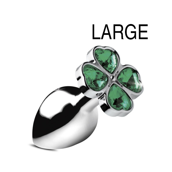 Plug de Joalharia Lucky Gem Clover 9 x 4 cm