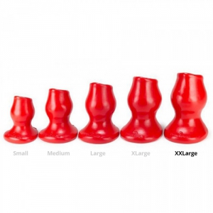 Oxballs Plug Pig-Hole Fuck XXL 14 x 9 cm Rosso