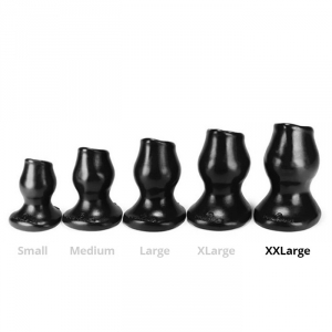 Oxballs Plug pig-Hole Fuck XXL 14 x 9cm Black