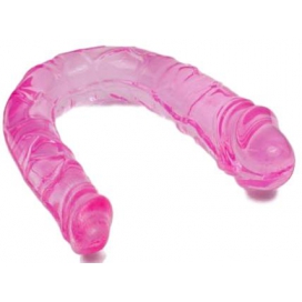 Jelly Double Dildo 11 x 3 cm Pink