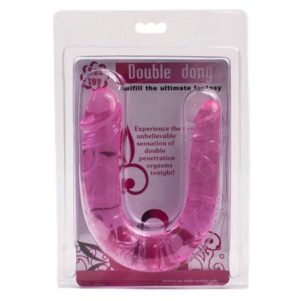 Jelly Double Dildo 11 x 3 cm Pink