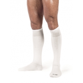 Mr B - Mister B High Socks Foot Socks White