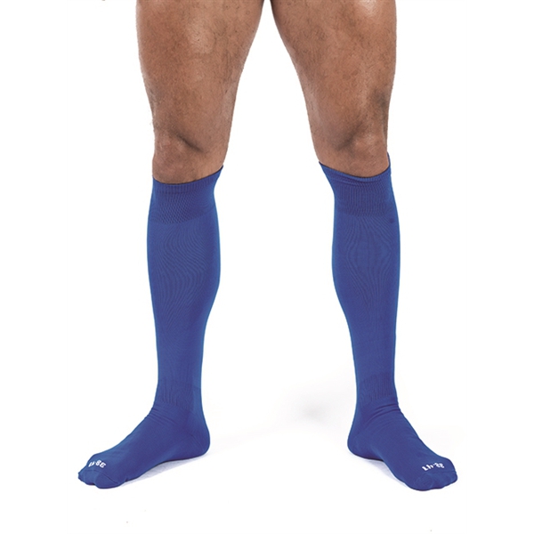 Fußsocken Hoch Blau