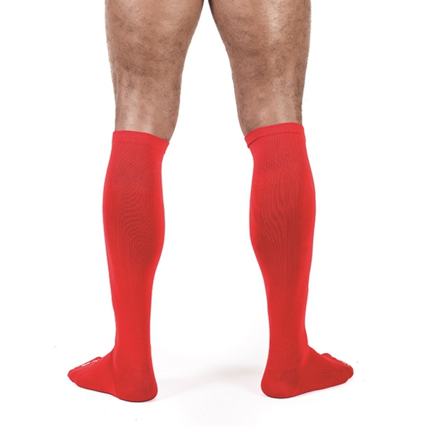 Hohe Socken Foot Socks Rot