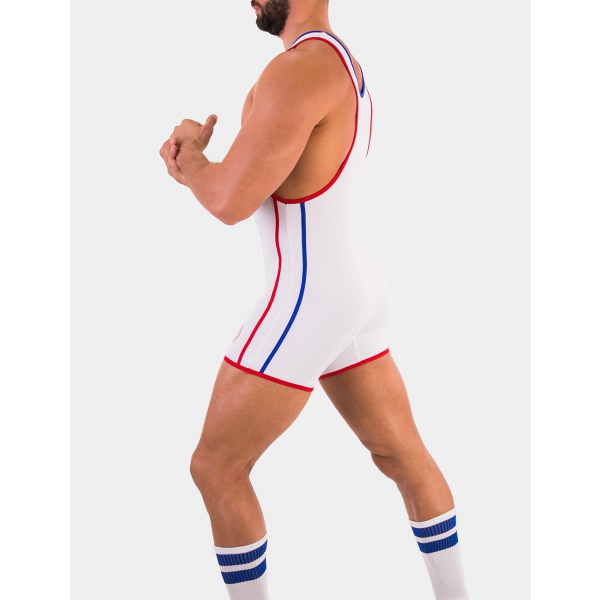 ALLAN White Singlet