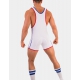 ALLAN White Singlet