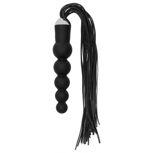 Ouch! Mauersegler-Dildo Black Whip Beads 15 x 4 cm