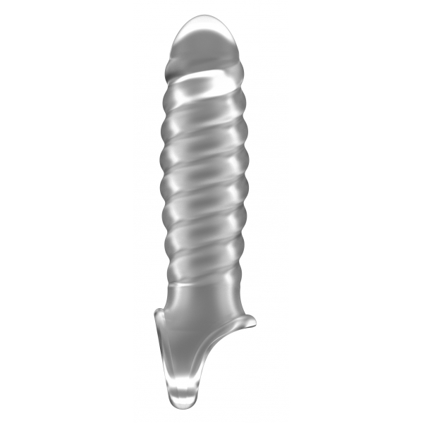 Penis Sleeve Stretchy Verleng +2.5 cm Transparant