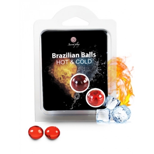 Secret Play Boules de massages BRAZILIAN BALLS Effet chaud/froid