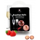 Massage balls BRAZILIAN BALLS Sparkling strawberry wine