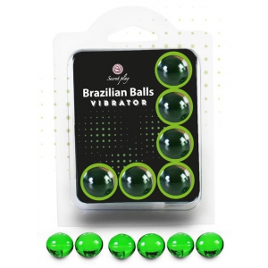 Secret Play Boules de massage Brazilian Balls Vibrator x6