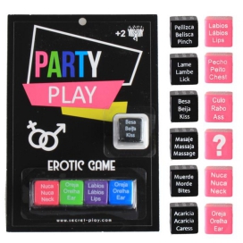 Dados sexuales Acciones de juego de la fiesta
