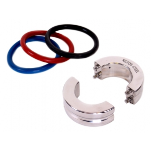 Kiotos Ball Stretcher 35 mm - With 3 Rubber Rings (Black, Red & Blue)