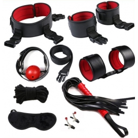 Black-Red Eye-Splice Kit 8 pieces