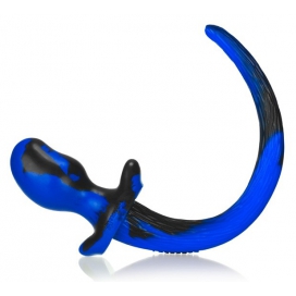 Plug Tail Welpenschwanz Bulldogge 11,5 x 6 cm Blau
