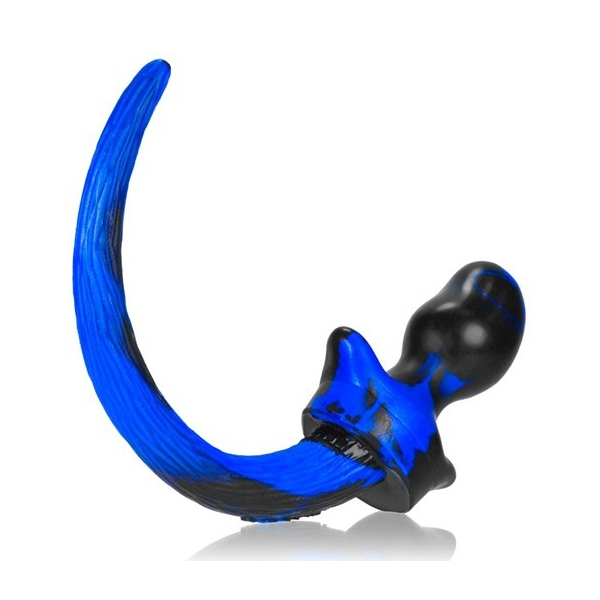 Plug Queue Puppy Tail Bulldog 11.5 x 6 cm Blau