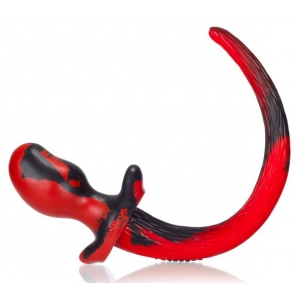 Oxballs Plug Puppy Tail Bulldog 11.5 x 6 cm Red