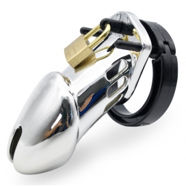 Silver Chastity Cage