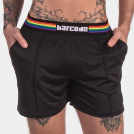 Barcode Pride Korte Broek Zwart