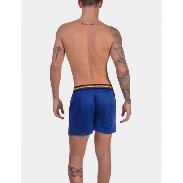 Shorts Barcode Pride Blau