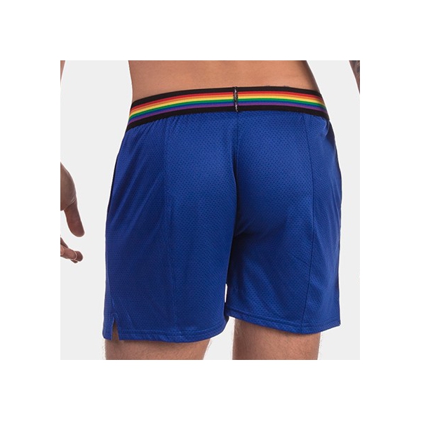 Shorts Barcode Pride Blau